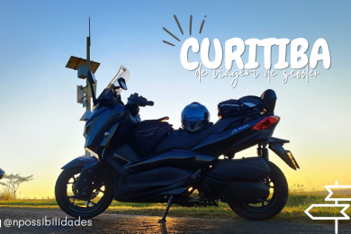 Como foi a viagem de scooter para Curitiba